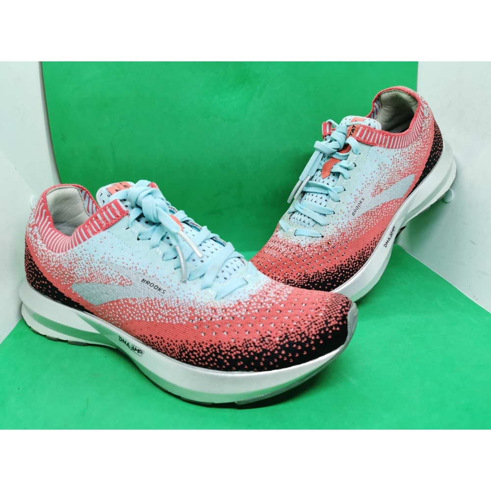 Brooks Levitate 2 1202791B872 Coral Blue Black Running Shoes Women's Size 9 M - Picture 13 of 16